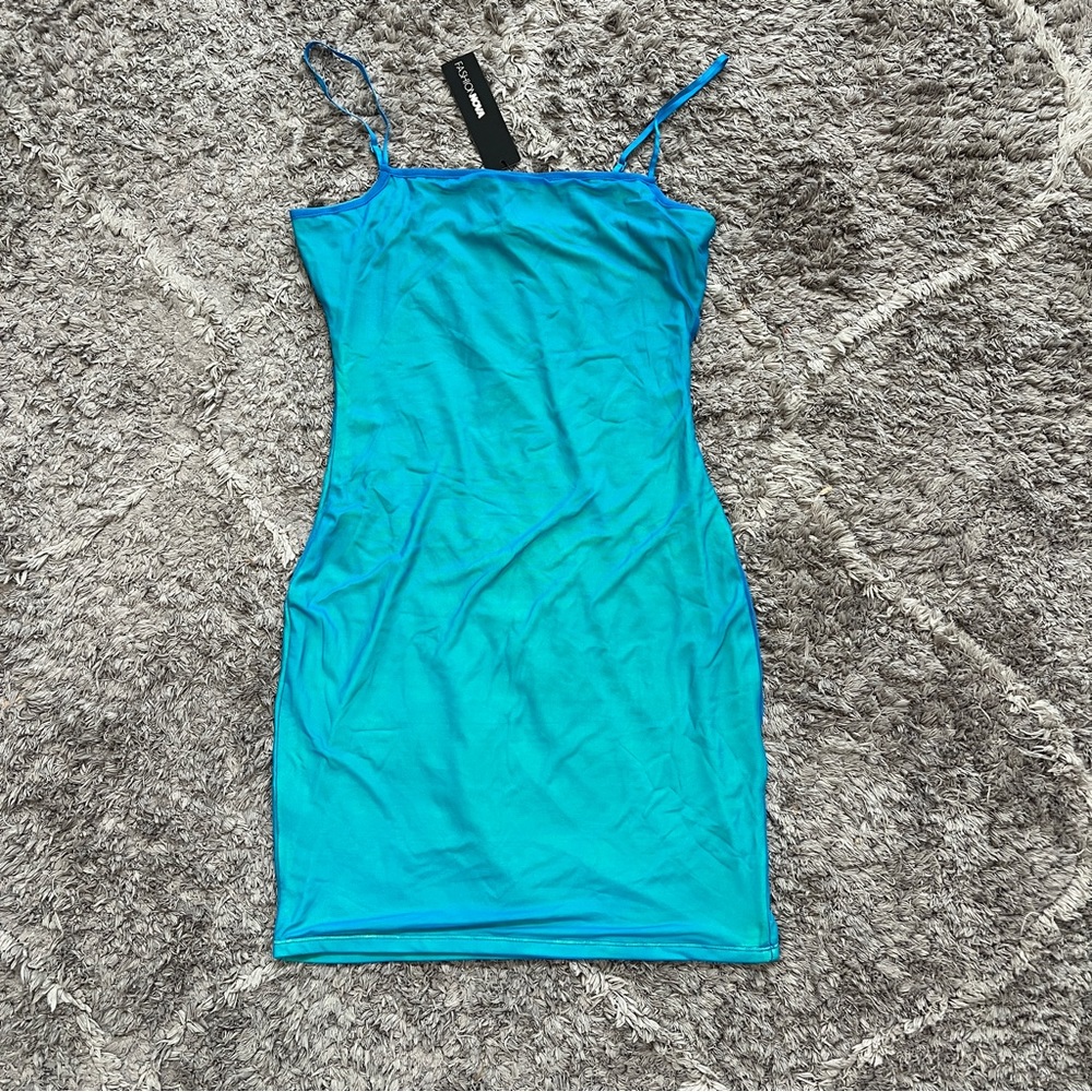 Y2k mesh mini dress